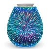 Diffuseur par chaleur douce coloris bleu en verre Calorya n°6 Zen' Arôme - diffusion 20 m2