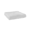 Drap de bain coloris blanc 100% coton biologique Nuances - 100 x 140 cm