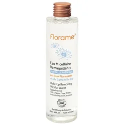 Eau micellaire démaquillante bio en flacon de 200 ml