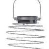 Ensemble de 4 lanternes solaires argent Smart Garden Spiralight - Ø 12 x 21,5 cm