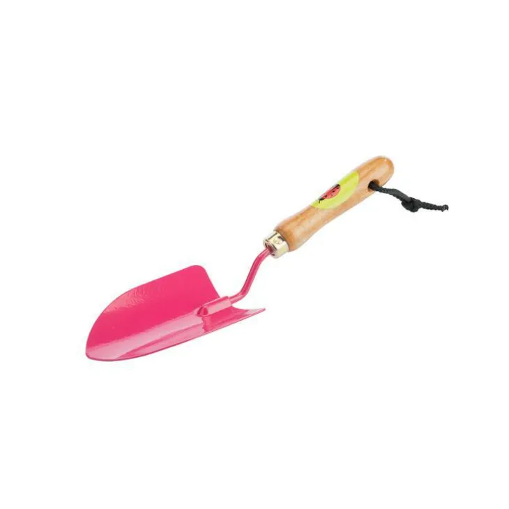Ensemble de 2 outils de jardinage + 1 seau en métal pour enfant