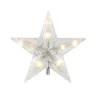 Etoile lumineuse LED à lumière fixe blanc chaud sur secteur - 0,2 m