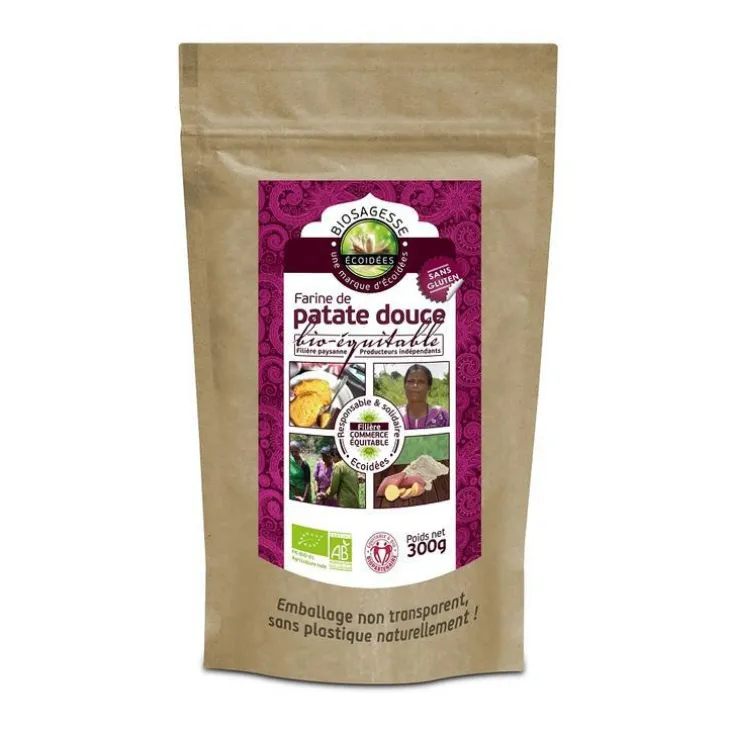 Farine de patate douce bio-équitable Biosagesse - 300 g