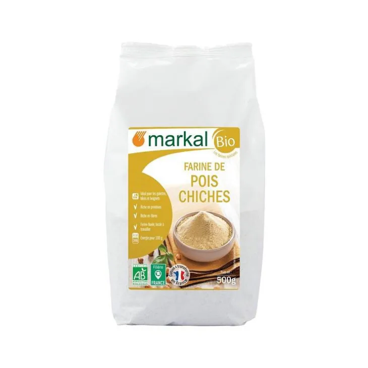 Farine de pois chiches bio - 500 g
