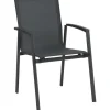 Fauteuil en aluminium et textile Stern Top