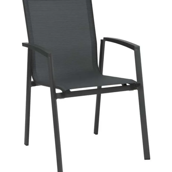 Fauteuil en aluminium et textile Stern Top
