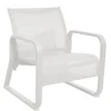 Fauteuil lounge en aluminium blanc PROLOISIRS Quenza II