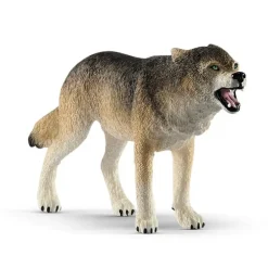 Figurine Loup plastique 10,3x5,2x2,1 cm à partir de 4 ans