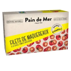 Filets de maqueraux à la tomate en boîte Pain de Mer - 120 g