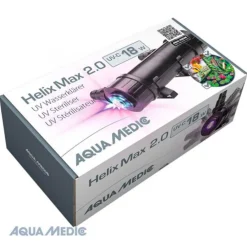 Filtre UV aquarium, efficacité maximale, AQUA MEDIC Helix Max 2.0 - 18W