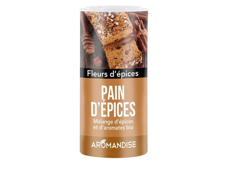 Fleurs d'épices boite métal Pain d'épices