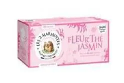 Fleur'thé jasmin bio Les 2 Marmottes - 60 g