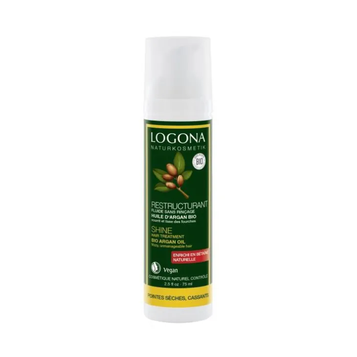 Fluide brillance bio spécial pointes à l’argan en flacon de 75 ml