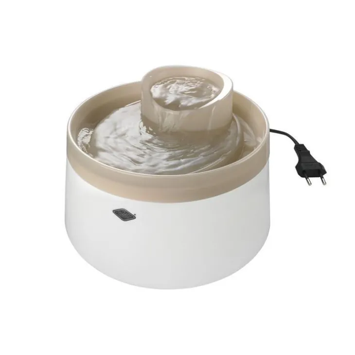 Fontaine à eau Cascade beige - 1,5 L