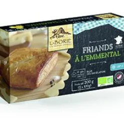 Friands à l’emmental surgelés bio La Borie - 200 g