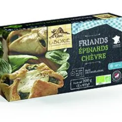 Friands aux épinards et chèvre surgelés bio La Borie - 200 g