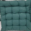 Galette de chaise en coton coloris vert Jekyll - 40 x 40 cm