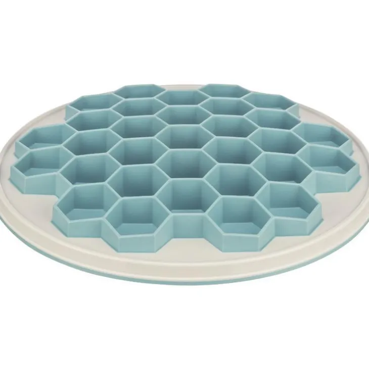 Gamelle anti-glouton pour chien coloris bleu Trixie Slow Feeding - Ø 30 cm