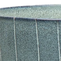 Gamelle pour chat en grès coloris gris avec rayures Reactive Glaze Scruffs - 13 x 13 x 3 cm