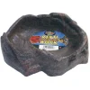 Gamelle pour reptile en plastique recyclé coloris gris Repti Rock - Taille L