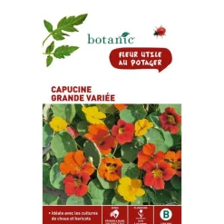 Graines de capucine grande variée botanic® - graines à semer