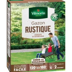 Graines de gazon à semer rustique Vilmorin - 3 kg