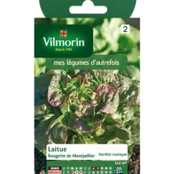 Graines de laitue rougette de Montpellier Vilmorin - graines à semer