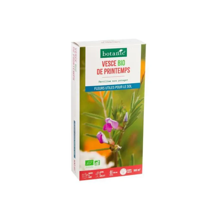 Graines de Vesce de printemps bio botanic® - graines à semer (100 m²)