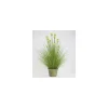 Graminée pompon verte artificielle en PVC x 39 - 27,5 x 25,5 x 145 cm