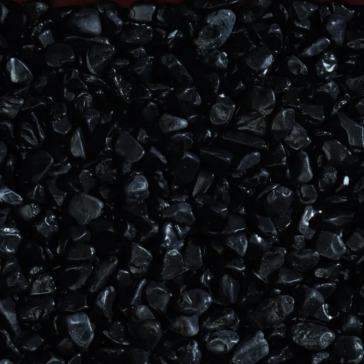 Graviers de marbre noir ébène de calibre 15 à 25 mm en sac de 20 kg