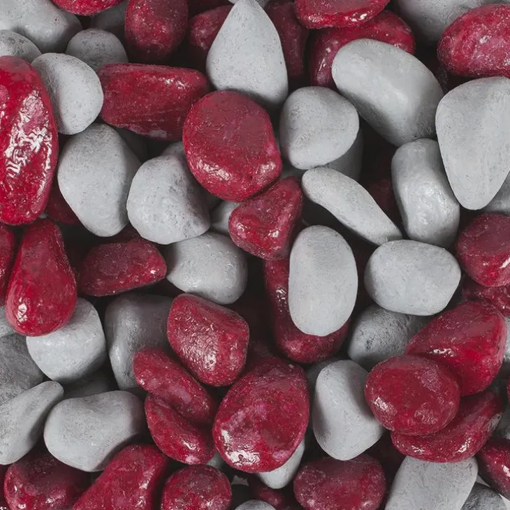 Graviers vernis mix fuchsia gris 2 kg