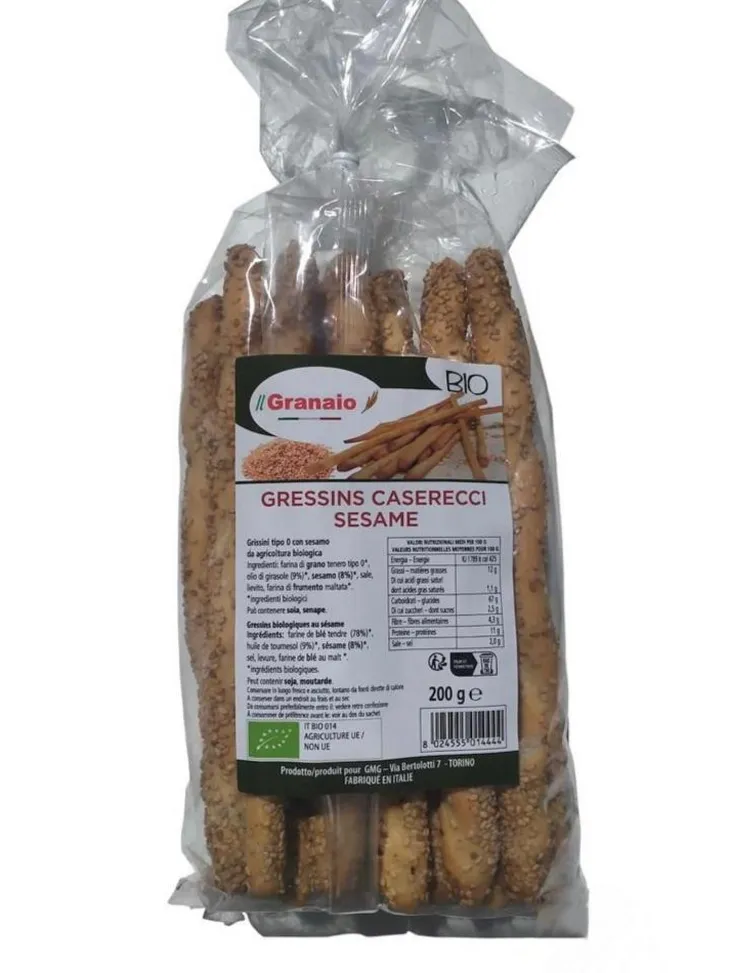 Gressins del fornaio sésame bio Il Granaio - 200 g