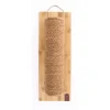 Griffoir rondin pour chat en bambou coloris beige Martin Sellier Up and Down - 55 cm
