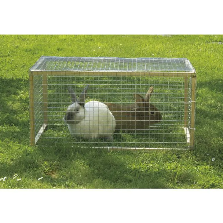 Grillage Fensanet Maille 0,64x0,64 cm Fer galvanisé Gris L5 m x H100 cm
