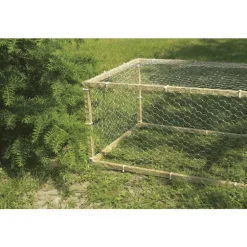 Grillage Galvanex maille hexagonale 1,9 cm Métal galvanisé Gris L5 m x H50 cm