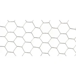 Grillage Galvanex maille hexagonale 1,9 cm Métal galvanisé Gris L5 m x H100 cm