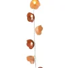 Guirlande décorative coquelicots jaune et rouge à LED blanc chaud - 140 x 15 cm