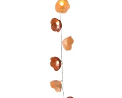 Guirlande décorative coquelicots jaune et rouge à LED blanc chaud - 140 x 15 cm