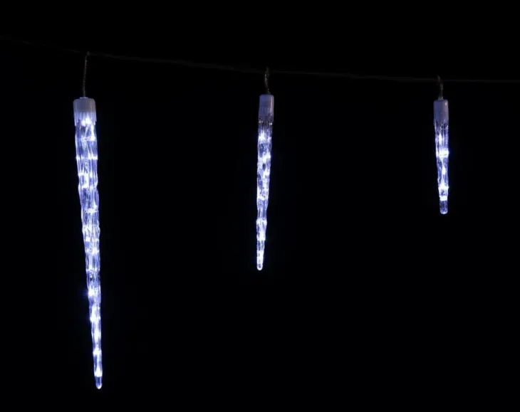 Guirlande lumineuse LED à lumière animée blanc sur secteur - 3 m