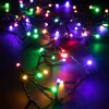 Guirlande lumineuse LED à lumière animée multicolore blanc pur - 6 m