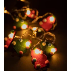 Guirlande lumineuse LED à lumière fixe blanc chaud à piles - 2,25 m