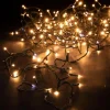Guirlande lumineuse LED à lumière fixe blanc chaud sur secteur - 16 m