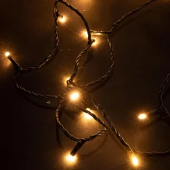 Guirlande lumineuse LED à lumière animée blanc chaud sur secteur - 35 m