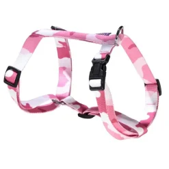 Harnais camouflage rose Bobby taille M