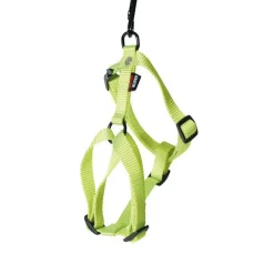 Harnais Confort vert citron pour chien - 2,5x70/90 cm