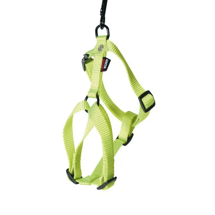 Harnais Confort vert citron pour chien - 2,5x70/90 cm