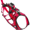 Harnais pour chien coloris rouge I-Dog Confort Trek - Taille XS