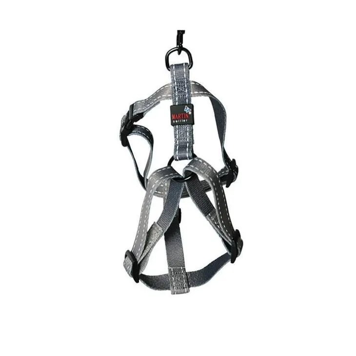 Harnais réglable gris 70/90 cm Martin Sellier