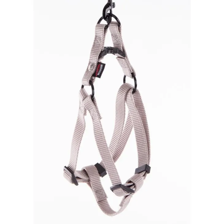 Harnais réglable, gris, L 25 à 35cm.