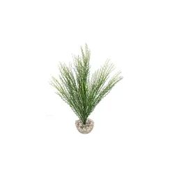 Herbe corail verte en plastique moyen modèle 22 cm